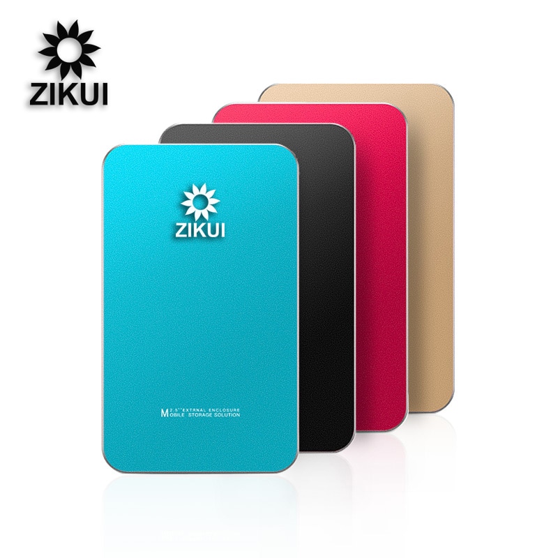 ZIKUI 브랜드 2.5 &외장형 하드 디스크 120G 160GB 250GB 320GB 500GB 1 테라바이트 2 테라바이트 HDD 디스코 듀로 Externo 노트북/Mac/PS4/